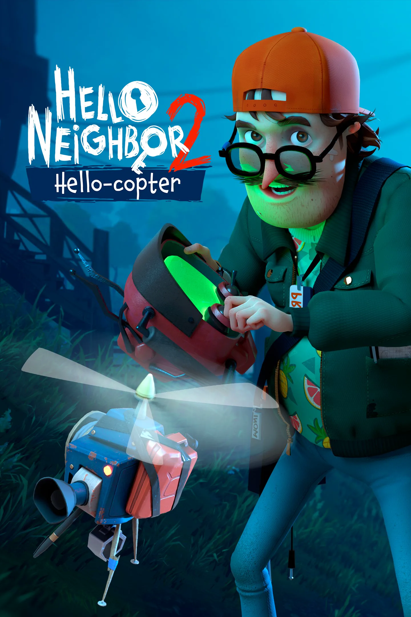 Screenshot or key art for Hello Neighbor 2: Hello-copter.