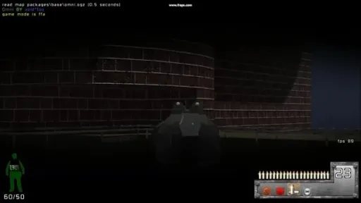 Revelade Revolution Iron Sights feature preview image showing weapon aiming examples such as pistol, healing gun, and rocket launcher.