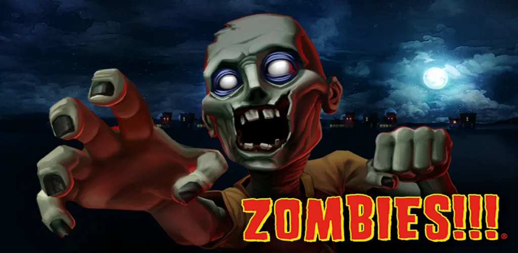 Zombies!!! Video Game mobile interface screenshot.
